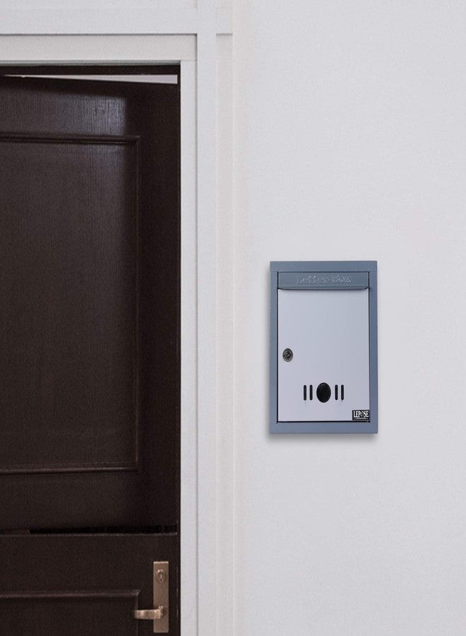 LEPOSE صندوق بريد معدني من ليبوس ساي (رمادي) - Image 3